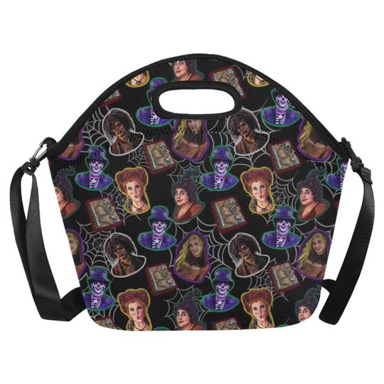 Hocus Pocus Neoprene Lunch Bag | Hocus Pocus Lunch Bag | Disney Lunch Bag | Disney Lunchbox | Disneyland Lunch Bag | Disney Halloween Bag