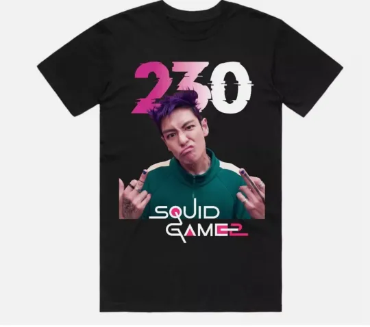 sq game Thanos T-Shirt, Player 230 Shirt, Unisex Tee, Softstyle Top, Pop