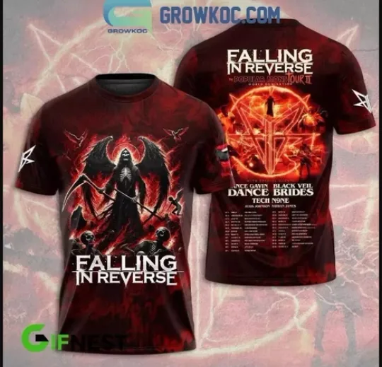 Falling In Reverse shirt 3d, father day shirt 3d - for fan gift!