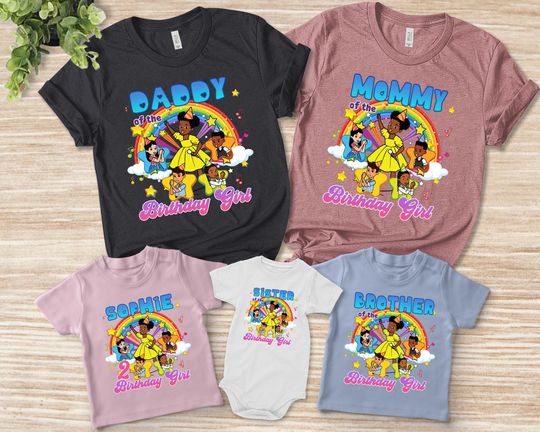 Gracie's Corner Birthday Girl Shirt, Personalized Birthday Girl Shirt, Custom Gracie's Corner Shirt, Gracie's Corner Themed Birthday