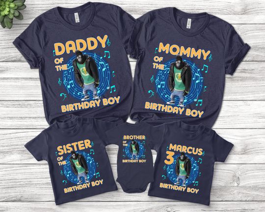 Sing Pig Birthday Family Shirt/Personalized Sing Pig Birthday Shirt/Sing Pig Family Matching Shirt/Sing Pig Birthday Shirt