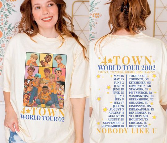 Two-Sided Turning Red 4 Town Tour Shirt | Meilin Lee 4Town Shirt | Pixar Eras Tour Shirt
