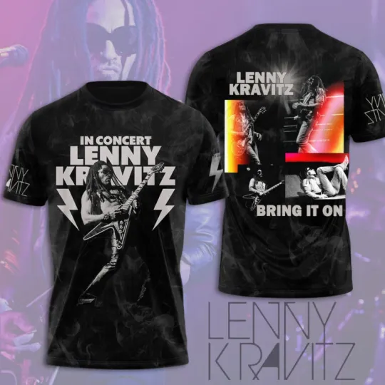 Lenny Kravitz 3D Unisex T-shirt gift for fans