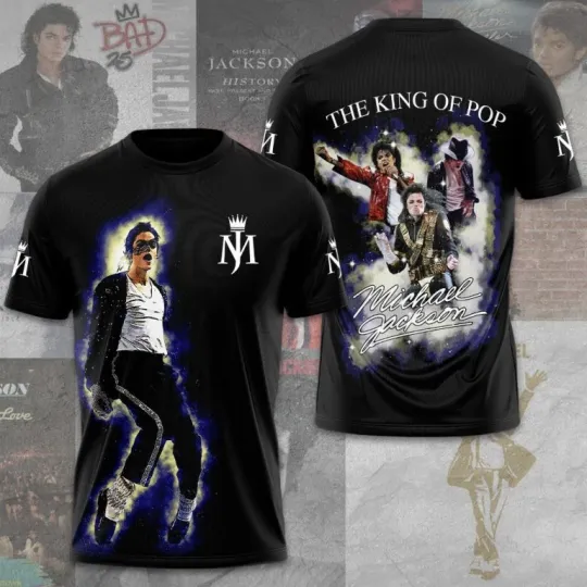 Michael Jackson 3D Unisex T-shirt, gift for fans
