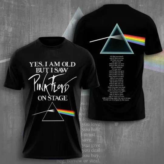 Pink Floyd 3D Unisex T-Shirt gift for fans
