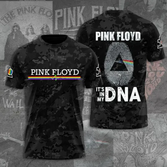Pink Floyd 3D Unisex T-Shirt gift for fans