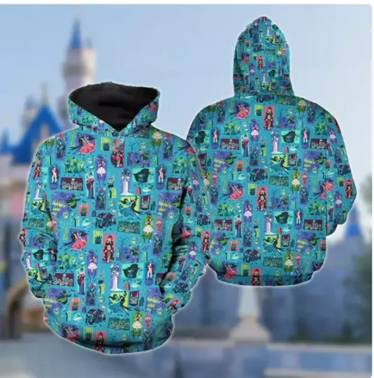 Haunted Mansion Halloween 3D HOODIE HALLOWEEN GIFT CHRISTMAS GIFT BEST PRICE