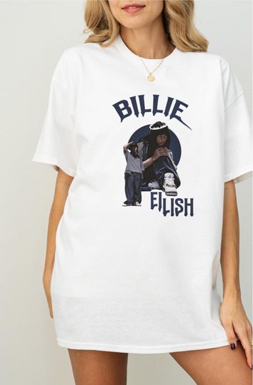 Billie Eilish T-Shirt, Billie Eilish Merch, Concert Tee, Gift for Billie Eilish Fans, Gift for Girlfriend