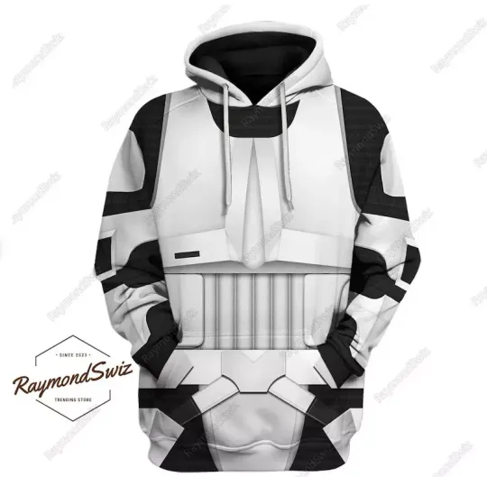 Stormtrooper 3D HOODIE The Mother Day Gift US Size Christmas Gift Halloween Gift
