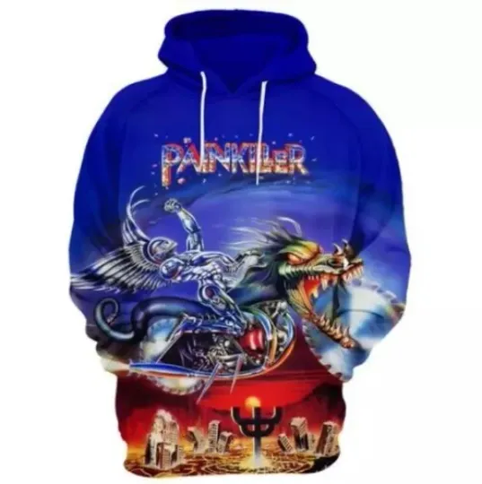 Judas Priest Shirt 3D Pullover Printed Over Hoodie 3d - all printed