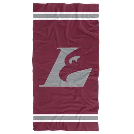 University of Wisconsin - La Crosse Beach Towel/Bath Towel, 30"x60" Stripes