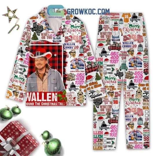 Wallen Western Merry Christmas Wasted On You Pajamas Set