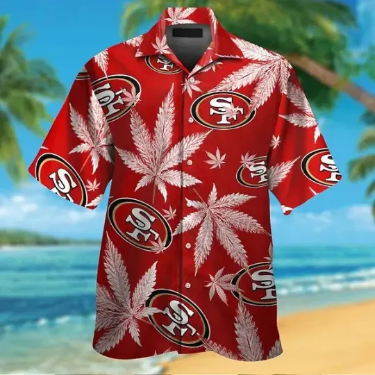 San Francisco 49ers Short Sleeve Hawaiian Shirt