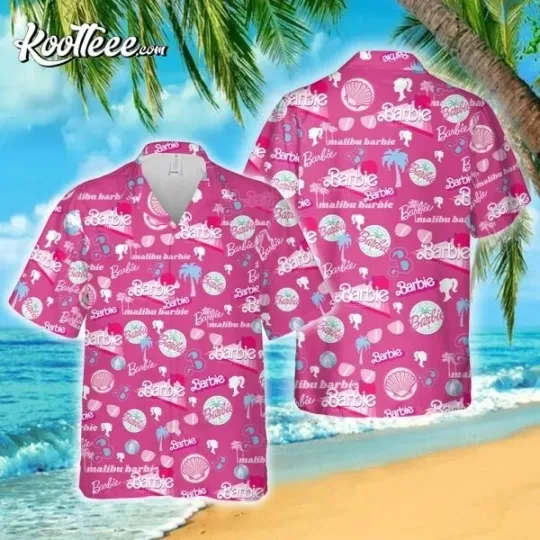 Barbie Hawaiian Shirt Unisex Adults