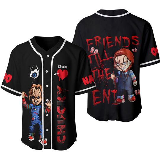 Chucky Jersey Shirt, Chucky Baseball Jersey, Personalized Jersey