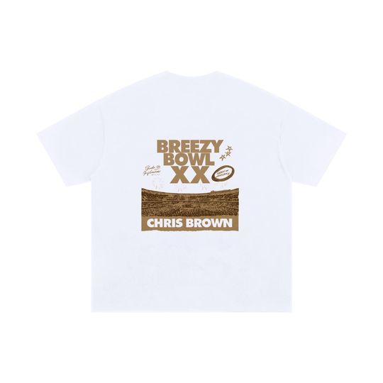 Chris Brown - Breezy Bowl XX White T-shirt