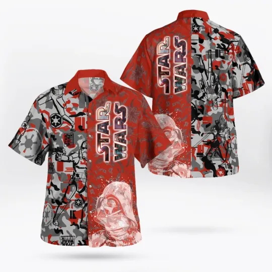 Star Wars Rebels Red Hawaiian Shirt, Summer Shirt For Men