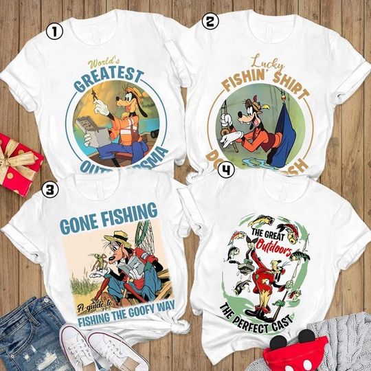 Goofy and Max Fishing Shirt, A Goofy Movie Tee, Father's Day Gift