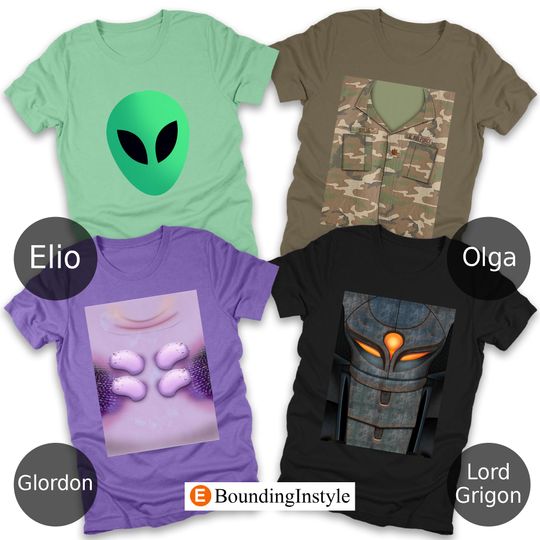 Pixar Elio Character Costume Shirt - Disney Matching Family Tee