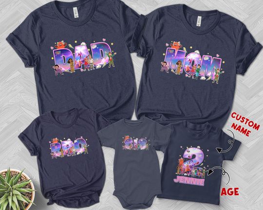 Personalized Turning Red Birthday Shirt, Family Matching Shirt, 4 Town Boy Shirt