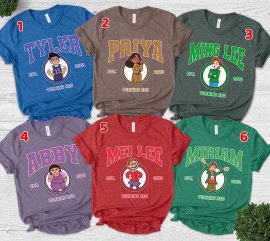 Turning Red 2022 Vintage Shirt, Red Panda Meilin Tee, Family Birthday Shirt