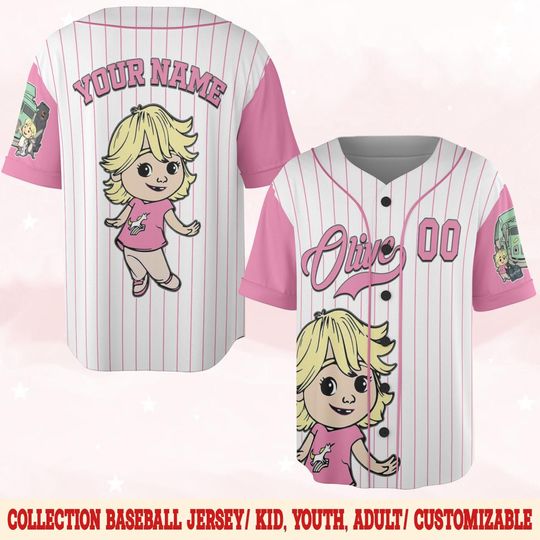 Personalized Trash Truck Baseball Jersey, Hank Trash Truck Birthday Boy, Birthday Girl Jersey, Trash Truck Family Birthday Matching