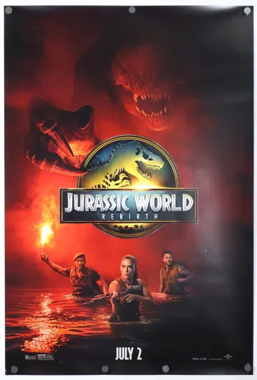 Jurassic World Rebirth Original DS Movie Poster