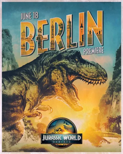 Jurassic World Rebirth Premium Matte Vertical Poster