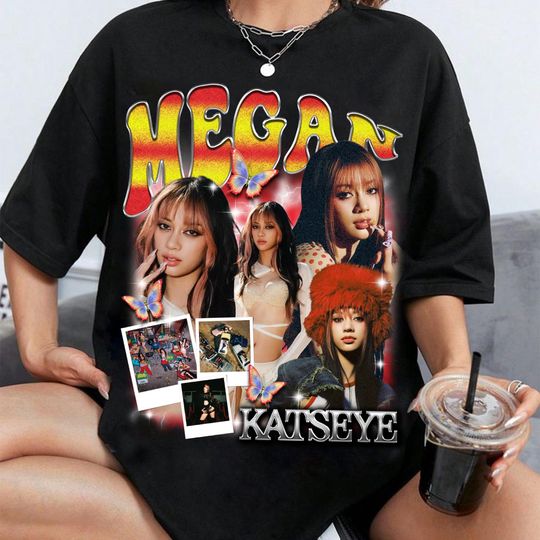 Retro Megan Katseye T-shirt, Katseye Gnarly Shirt, Katseye Soft is Strong Album Shirt, Katseye Touch Shirt, Katseye Members Shirt