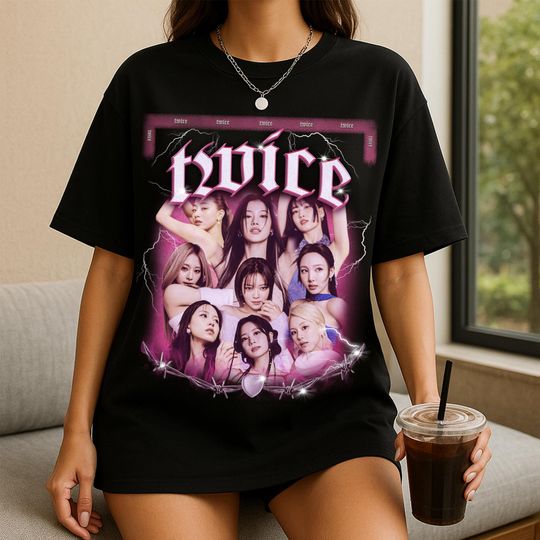 Retro Twice T-shirt, Twice This Is For Shirt, Four Twice Shirt, Guess My Strategy Shirt, Team Twice 5th World Tour Kpop Shirt, Twice Members