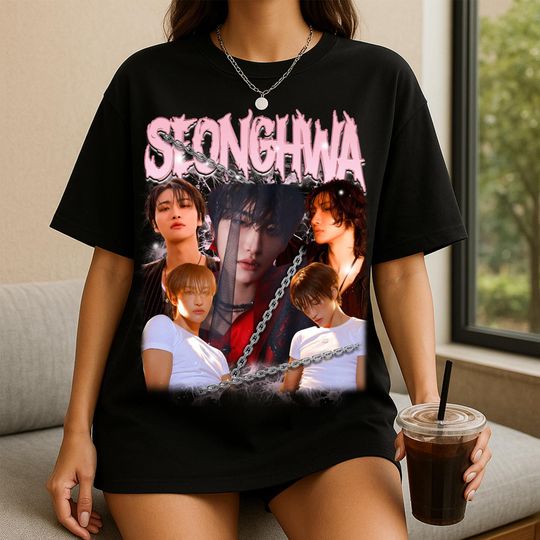 Retro Seonghwa Ateez T-shirt, Ateez Lemon Drop Shirt, Ateez Golden Hour Part 3 Shirt, Ateez 2025 World Tour In Your Fantasy Shirt, Aniteez