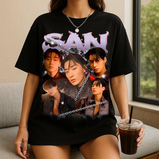 Retro San Ateez T-shirt, Ateez Lemon Drop Shirt, Ateez Golden Hour Part 3 Shirt, Ateez 2025 World Tour In Your Fantasy Shirt, Aniteez
