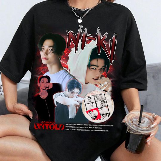 Vintage Niki Enhypen T-shirt, Enhypen Romance: Untold Album Shirt, Enhypen Walk The Line Tour Shirt, Enhypen Members Kpop Shirt Sweaeter