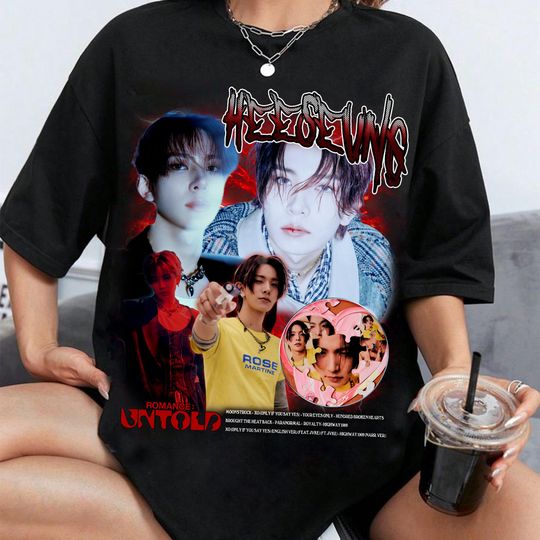 Vintage Heeseung Enhypen T-shirt, Enhypen Romance: Untold Album Shirt, Enhypen Walk The Line Tour Shirt, Enhypen Members Kpop Shirt Sweaeter