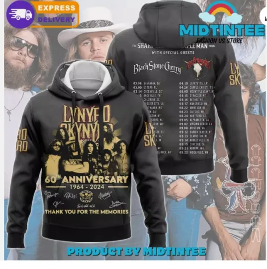 Lynyrd Skynyrd Tour 2024 3D Hoodie, Hoodie 3d - all printed, hot 2025