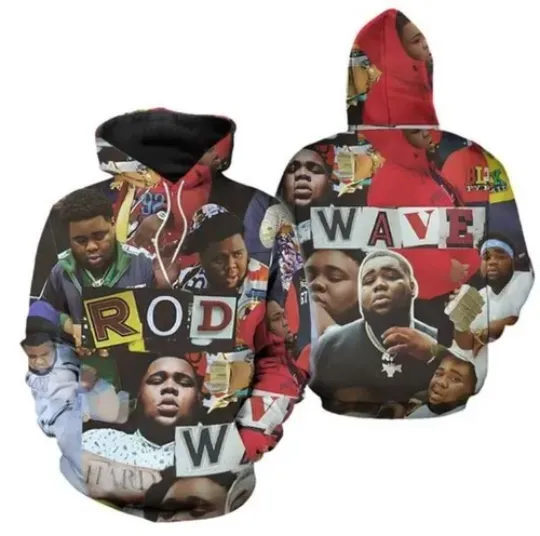 Rod Wave Nostalgia Concert Rap Hoodie 3D  World Tour 3D Hoodie