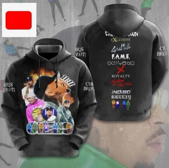 Chris Brown 11 11 Tour 2024 hoodie 3D new new - HOT trend hoodie