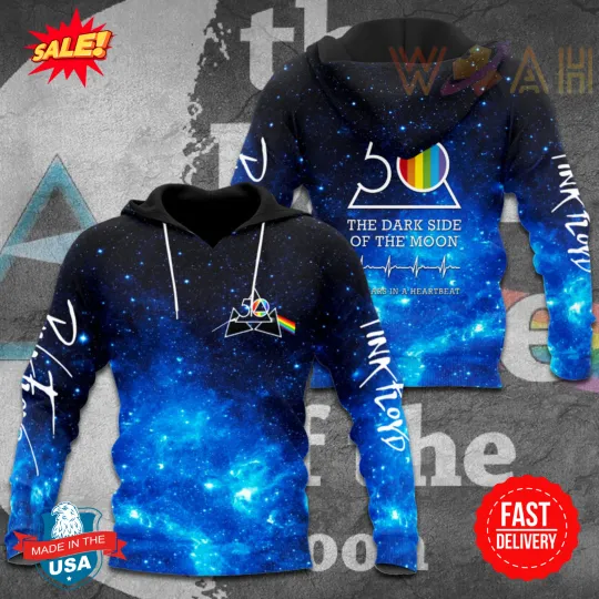 Pink Floyd The Dark Side Of The Moon 3D Hoodie S-5XL