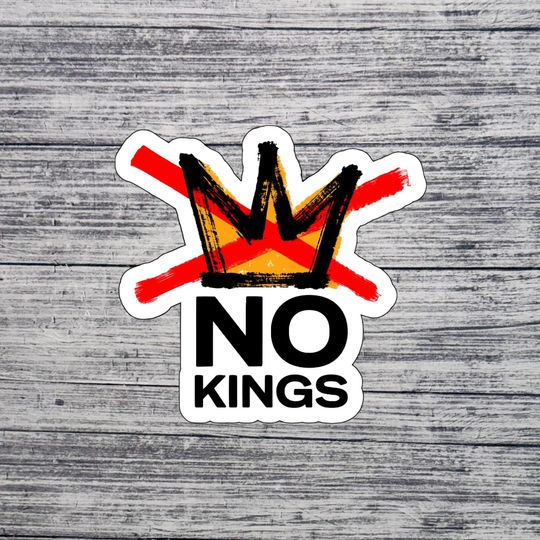 No Kings Sticker