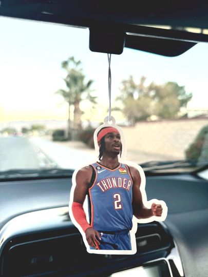 Shai Gilgeous-Alexander Car Air Freshener - Oklahoma