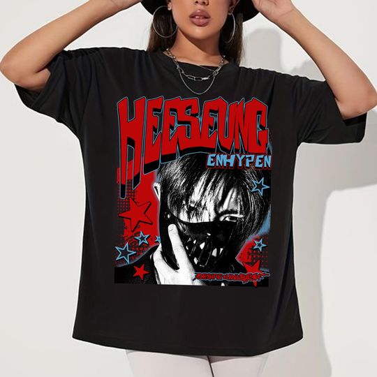 Retro Heeseung Enhypen T-shirt, Enhypen Desire: Unleash Shirt, Enhypen Walk The Line World Tour Shirt, Enhypen Fate Plus Tour Tee,En Members