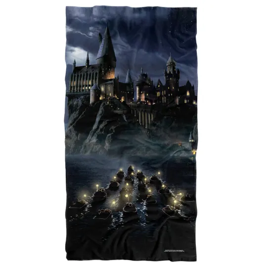Harry Potter Arrival at Hogwarts Officially Licensed Beach Towel 30"x60"