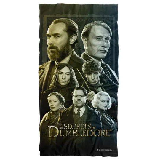 Fantastic Beasts The Secrets of Dumbledore Beach Towel, 30"x60", Character