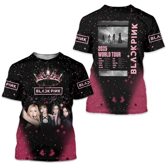 Blackpink Deadline World Tour 2025 T-Shirt
