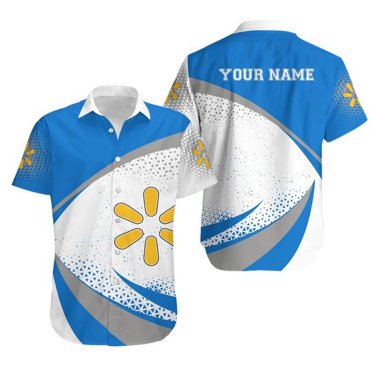 PERSONALIZED walmart Short Sleeve Custom Name Hawaiian Shirt