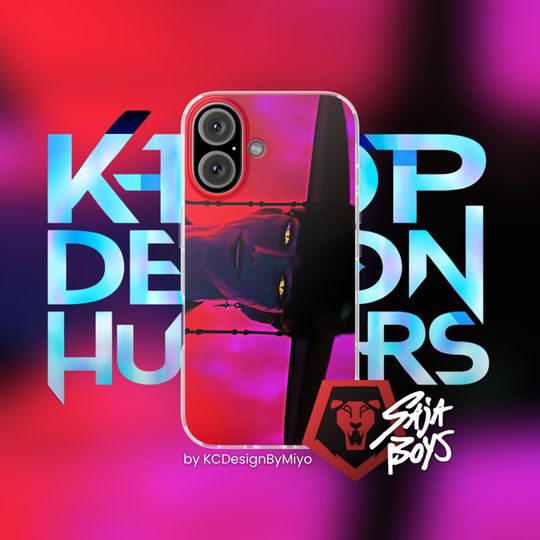 Kpop Demon Hunters Huntr/X iPhone Case, Saja Boys Gift, Rumi Mira Zoey Fan Merch, Aesthetic Kpop Accessory