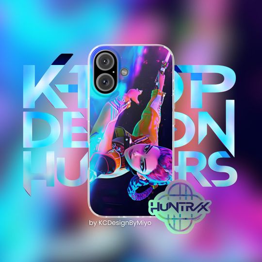 Kpop Demon Hunters Huntr/X Phone Case - Saja Boys Gift & Rumi Mira Zoey Fan Merch