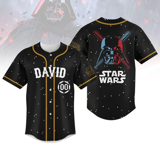 Personalized  Star Wars Baseball Jersey, Darth Vader Jersey Shirt Men, Star Wars Shirt, Episode III Revenge of The Sith Baseball Shirt