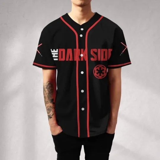 Personalized Star Wars Dark Side Baseball Jersey