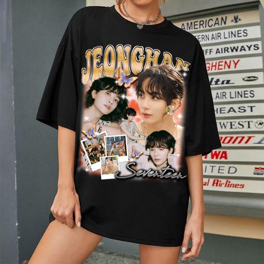 Retro Jeonghan Seventeen T-Shirt, Seventeen Spill The Fells Album Shirt, Seventeen Right Here World Tour Shirt, Seventeen Nana Tour Shirt